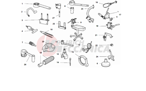 WORKSHOP SERVICE TOOLS, ENGINE