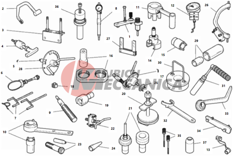 WORKSHOP SERVICE TOOLS, ENGINE