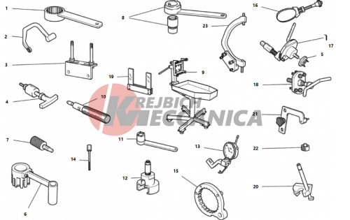 WORKSHOP SERVICE TOOLS, ENGINE