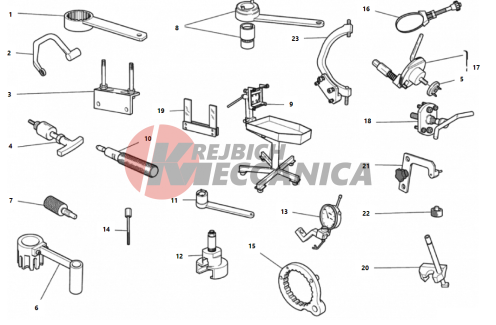 WORKSHOP SERVICE TOOLS, ENGINE