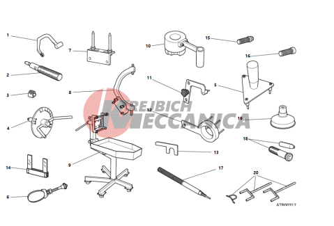 WORKSHOP SERVICE TOOLS ENGINE