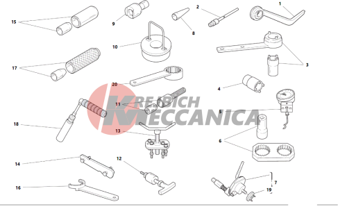 WORKSHOP SERVICE TOOLS, ENGINE 2