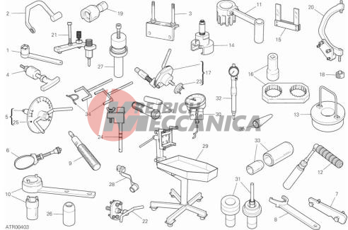 WORKSHOP SERVICE TOOLS, ENGINE