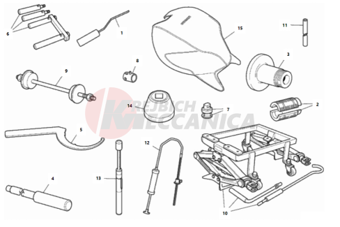 WORKSHOP SERVICE TOOLS, FRAME