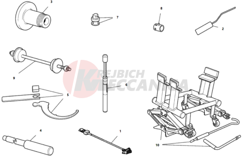 WORKSHOP SERVICE TOOLS, FRAME