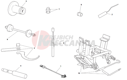 WORKSHOP SERVICE TOOLS, FRAME