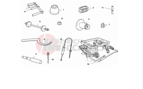 WORKSHOP SERVICE TOOLS (FRAME)