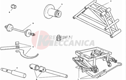 WORKSHOP SERVICE TOOLS, FRAME