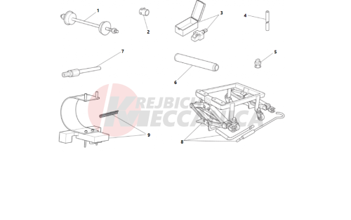 WORKSHOP SERVICE TOOLS, FRAME