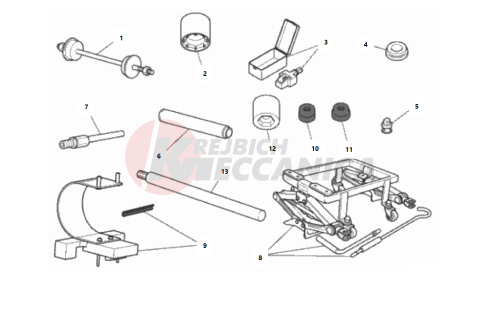 WORKSHOP SERVICE TOOLS, FRAME