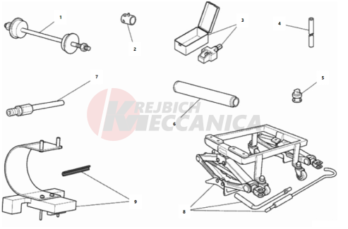 WORKSHOP SERVICE TOOLS, FRAME