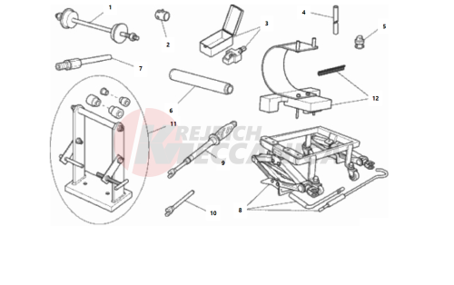 WORKSHOP SERVICE TOOLS, FRAME