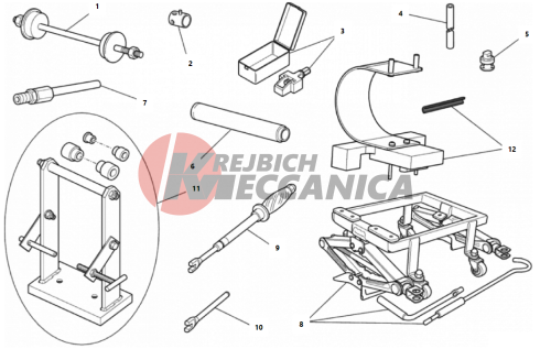 WORKSHOP SERVICE TOOLS, FRAME