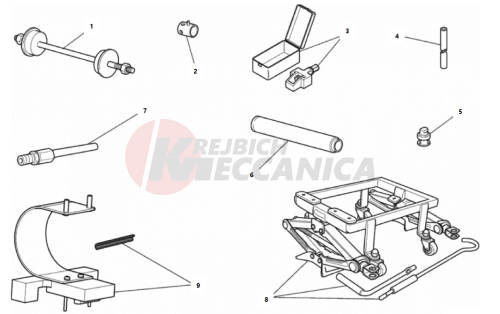 WORKSHOP SERVICE TOOLS, FRAME