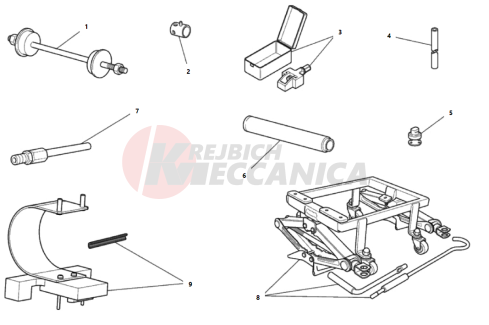 WORKSHOP SERVICE TOOLS, FRAME