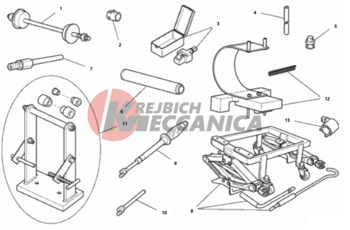 WORKSHOP SERVICE TOOLS, FRAME
