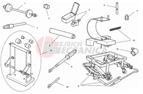 WORKSHOP SERVICE TOOLS, FRAME