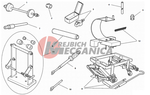 WORKSHOP SERVICE TOOLS, FRAME