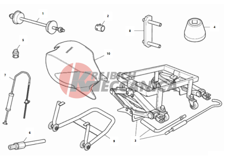 WORKSHOP SERVICE TOOLS, FRAME