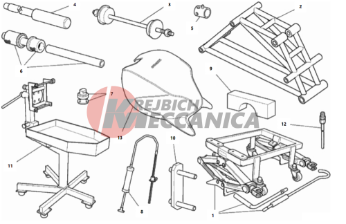 WORKSHOP SERVICE TOOLS, FRAME