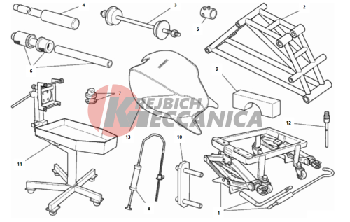 WORKSHOP SERVICE TOOLS, FRAME