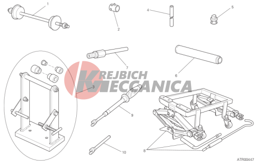 WORKSHOP SERVICE TOOLS (FRAME)