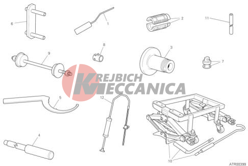 WORKSHOP SERVICE TOOLS (FRAME)