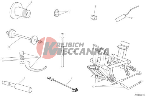 WORKSHOP SERVICE TOOLS, FRAME