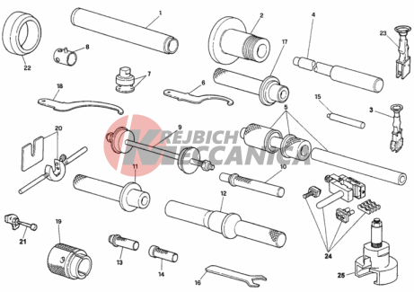 WORKSHOP SERVICE TOOLS, FRAME