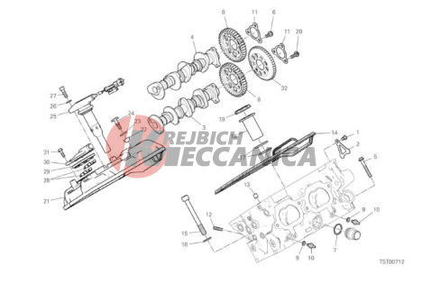 12B REAR HEAD - TIMING SYSTEM