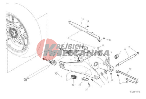 REAR SWINGING ARM