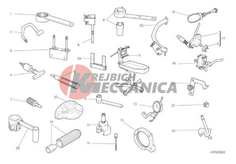 WORKSHOP SERVICE TOOLS, ENGINE
