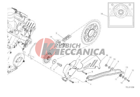 17A FRONT SPROCKET - CHAIN