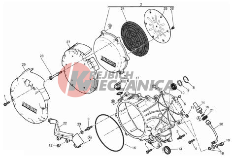 CLUTCH - SIDE CRANKCASE COVER