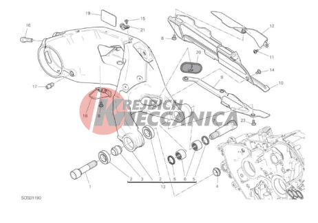 REAR SWINGING ARM