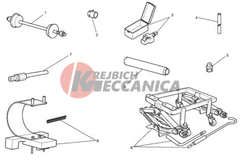 WORKSHOP SERVICE TOOLS, FRAME