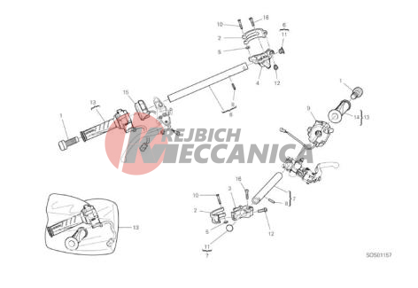 22A HALF-HANDLEBARS