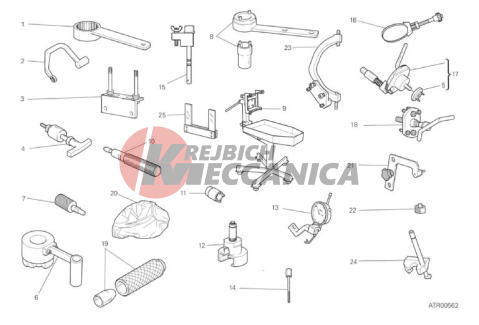 WORKSHOP SERVICE TOOLS, ENGINE