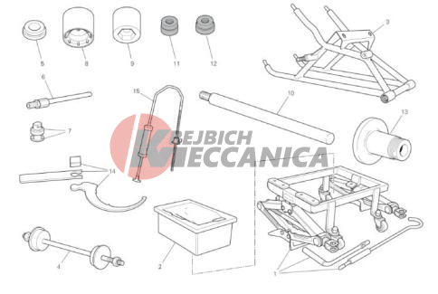 WORKSHOP SERVICE TOOLS (FRAME)