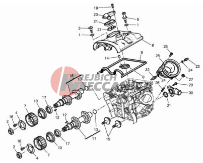 VERTICAL CYLINDER HEAD - TIMING