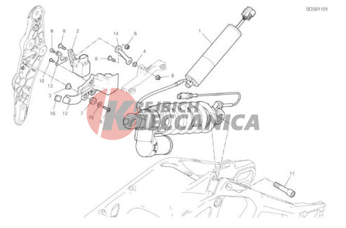 REAR SHOCK ABSORBER