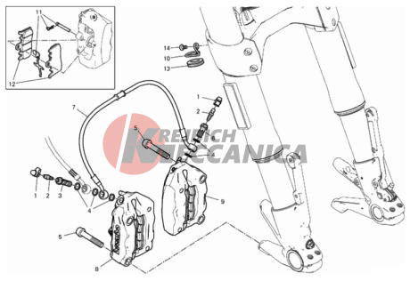 FRONT BRAKE SYSTEM