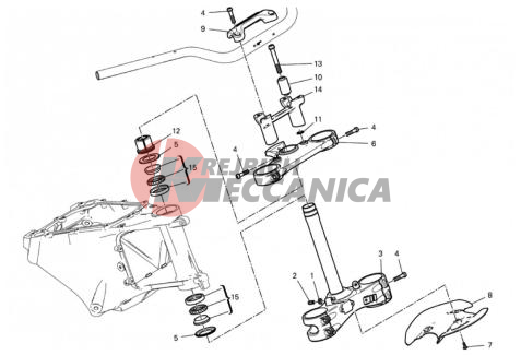 STEERING HEAD BASE ASSEMBLY