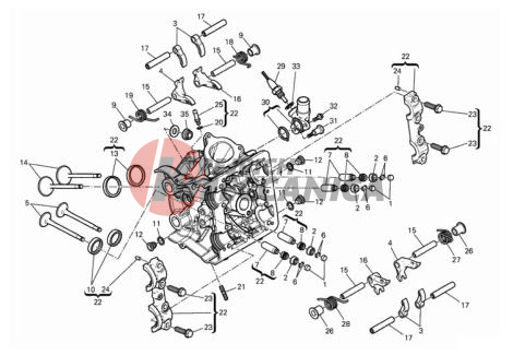 HORIZONTAL CYLINDER HEAD