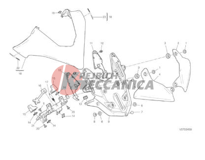 HEALDIGHT FAIRING SUPPORT