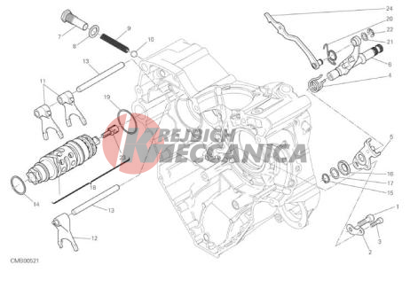 GEAR CHANGE MECHANISM