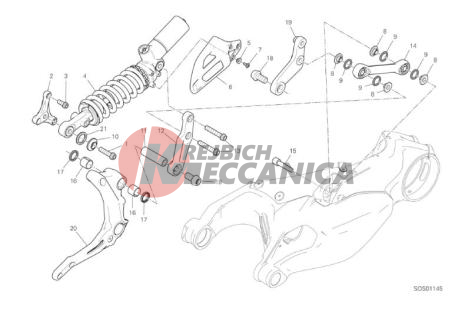 23A REAR SHOCK ABSORBER