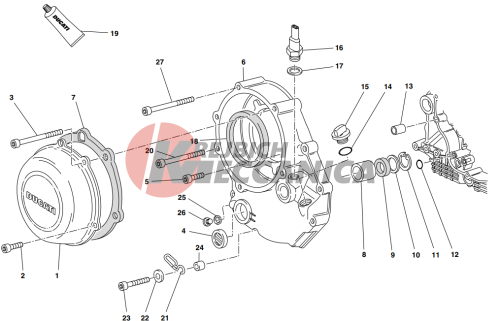 Clutch-side crankcase cover