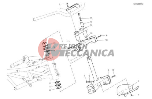 STEERING HEAD BASE ASSEMBLY