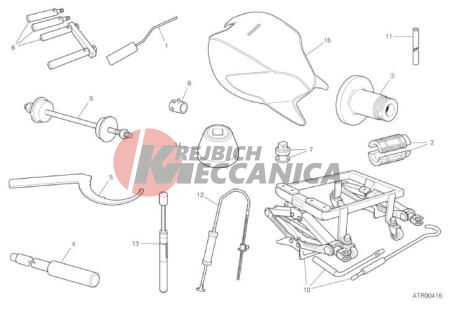 WORKSHOP SERVICE TOOLS, FRAME